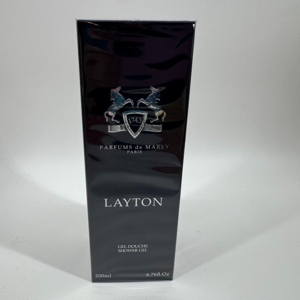 Parfums De Marly Layton Shower Gel 200ml 6.76 Oz New Sealed Luxury Body Wash